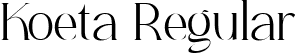 Koeta Regular font - koeta.ttf