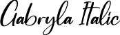 Gabryla Italic font - Gabryla-Italic.otf