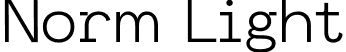 Norm Light font - Norm-Light.otf