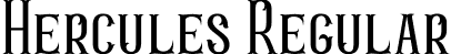 Hercules Regular font - Hercules.otf