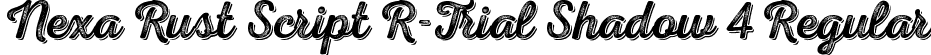 Nexa Rust Script R-Trial Shadow 4 Regular font - NexaRustScriptR-Trial-Shadow4-BF63bf555a22650.ttf