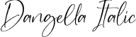 Dangella Italic font - Dangella-Italic.otf