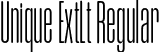 Unique ExtLt Regular font - Unique-ExtraLight.otf