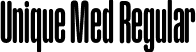 Unique Med Regular font - Unique-Medium.otf