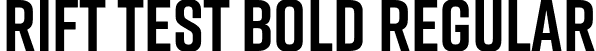 Rift Test Bold Regular font - RiftTest-Bold.otf