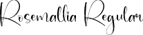 Rosemallia Regular font - Rosemallia.otf