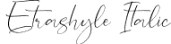 Etrashyle Italic font - Etrashyle-Italic.otf