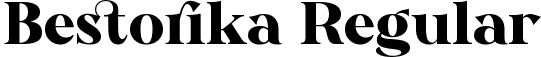 Bestorika Regular font - bestorika.ttf