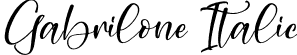 Gabrilone Italic font - Gabrilone-Italic.otf