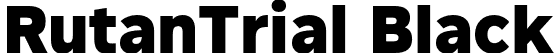 RutanTrial Black font - RutanTrial-Black-uploaded-63b6277fc671a.otf