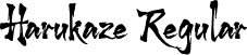 Harukaze Regular font - harukazesolid-l3zgw.otf