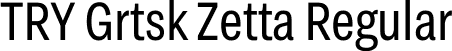 TRY Grtsk Zetta Regular font - TRYGrtsk-Zetta.ttf