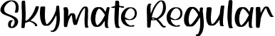 Skymate Regular font - Skymate.otf