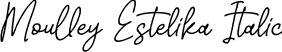 Moulley Estelika Italic font - Moulley-Estelika-Italic.otf