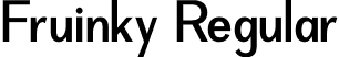 Fruinky Regular font - fruinky-pkaxp.otf