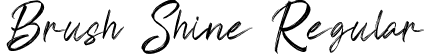 Brush Shine Regular font - Brush-Shine.otf