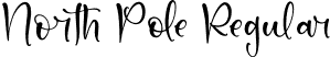 North Pole Regular font - North-Pole.otf