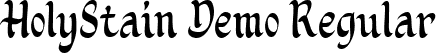 HolyStain Demo Regular font - holystaindemo-jexw9.ttf