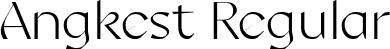 Angkest Regular font - angkest.ttf