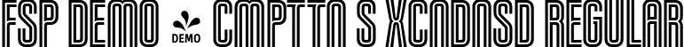 FSP DEMO - Cmpttn S XCndnsd Regular font - Fontspring-DEMO-competitions-xcondensed.otf