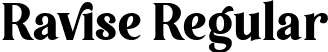 Ravise Regular font - ravise-regular.ttf