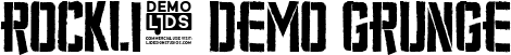 Rocklife DEMO Grunge font - rocklifegrunge-mvemv.ttf