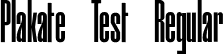 Plakate Test Regular font - PlakateTest-Regular.otf