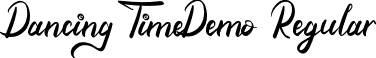 Dancing Time Demo Regular font - DancingTimeDemoRegular.ttf