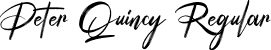 Peter Quincy Regular font - peter-quincy.otf