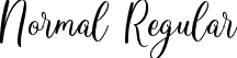 Normal Regular font - Melodies Crystal Script Demo.ttf