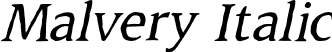 Malvery Italic font - MalveryFree-Italic.otf