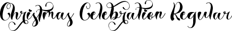 Christmas Celebration Regular font - Christmas Celebration TTF Personal.ttf