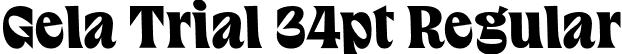 Gela Trial 34pt Regular font - GelaTrial-34pt.otf