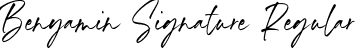 Benyamin Signature Regular font - Benyamin-Signature.otf