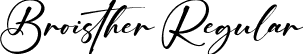 Broisther Regular font - Broisther.ttf