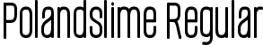 Polandslime Regular font - polandslime.ttf