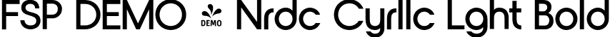 FSP DEMO - Nrdc Cyrllc Lght Bold font - Fontspring-DEMO-nordecocyrillic-semibold.otf