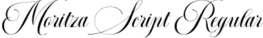 Moritza Script Regular font - Moritza Script.otf