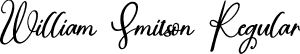 William Smitson Regular font - William Smitson.ttf