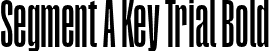 Segment A Key Trial Bold font - SegmentAKeyTrial-Bold.otf