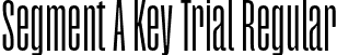 Segment A Key Trial Regular font - SegmentAKeyTrial-Regular.otf