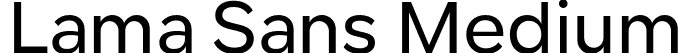 Lama Sans Medium font - LamaSans-Medium.otf