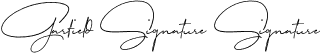 Garfield Signature Signature font - Garfield Signature Personal Use License.otf