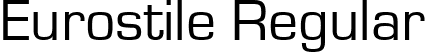 Eurostile Regular font - eurostile.TTF