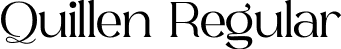 Quillen Regular font - Quillen.otf