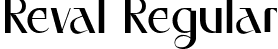 Reval Regular font - Reval.otf