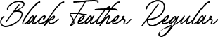 Black Feather Regular font - Black Feather.ttf