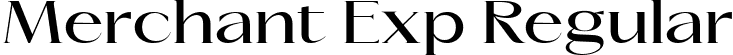 Merchant Exp Regular font - Merchant-Expanded.ttf