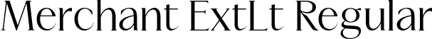 Merchant ExtLt Regular font - Merchant-ExtraLight.otf