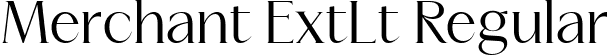 Merchant ExtLt Regular font - Merchant-ExtraLight.ttf